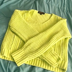 Almost famous neon knitted sweater